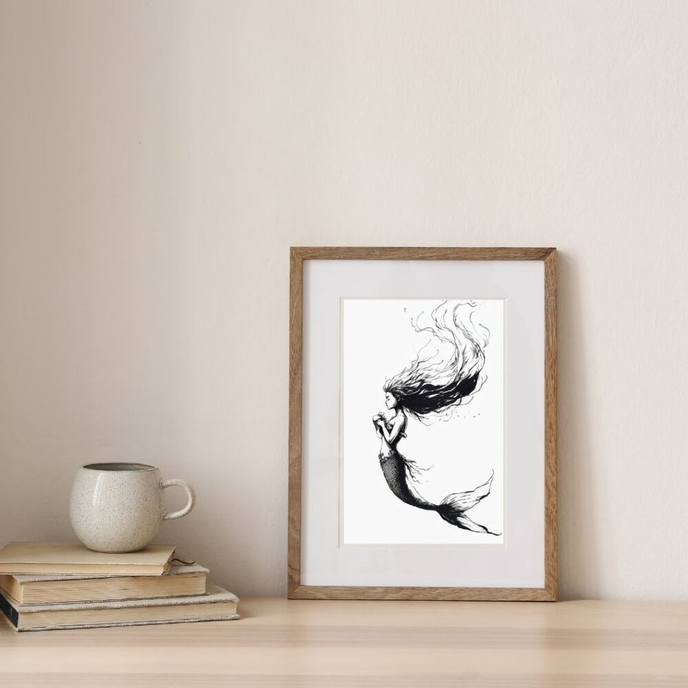 GLOSSY - 4x6  - Whispers Beneath the Waves Art Print